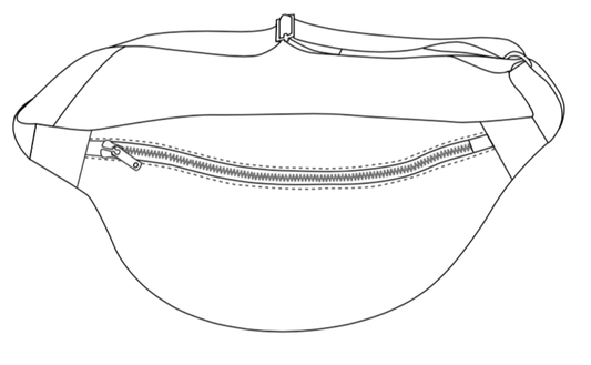 Sac banane — Sur mesure