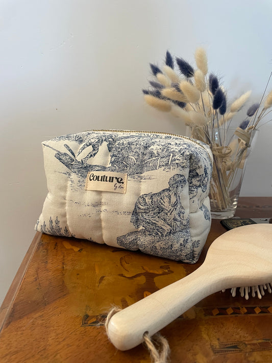 La trousse de toilette Bleue