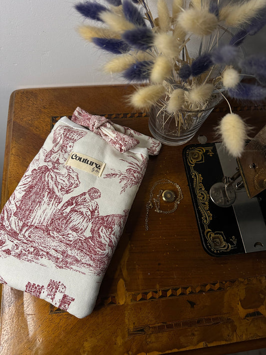 La pochette livre poche/liseuse Rouge